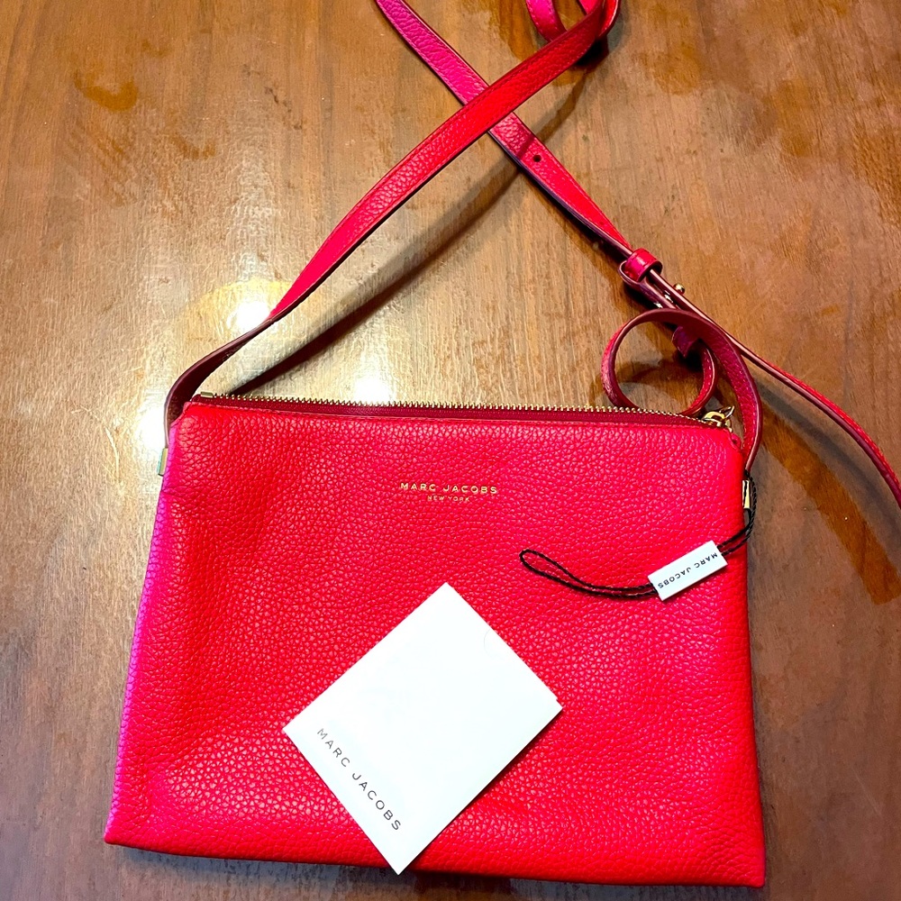 New Red Marc Jacobs crossover bag.